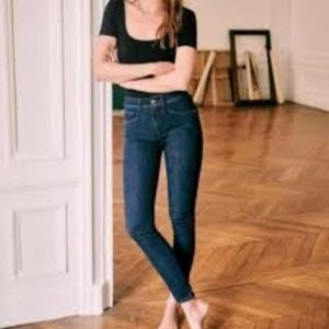 Sézane High Rise Skinny Denim Jeans